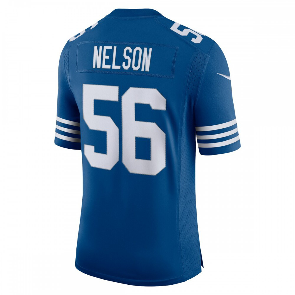 Men's Nike Quenton Nelson Royal Indianapolis Colts Alternate Vapor Limited Jersey-GridironStore